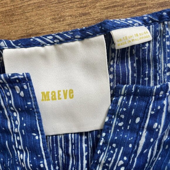 Womens Maeve shirt blue size us 12 (runs small) - Picture 3 of 8